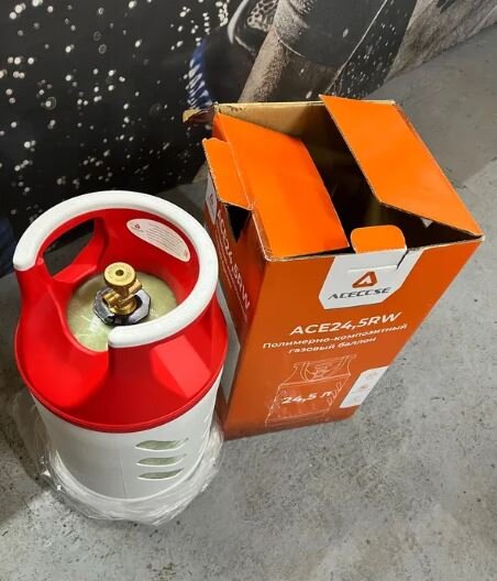 Полимерно-композитный газовый баллон Aceccse 24,5 л (LPG/СУГ) Composite ACE24.5RW
