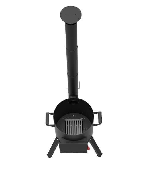 Печь под казан Grillver Берель «480 К» с трубой Печь под казан Grillver Берель «480 К» с трубой