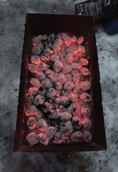 Уголь брикеты 800 Degrees Долгое Горение, мешок 3 кг 