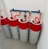 Рампа газовая Cavagna Group на 4 баллона с манометром и предохранительным клапаном