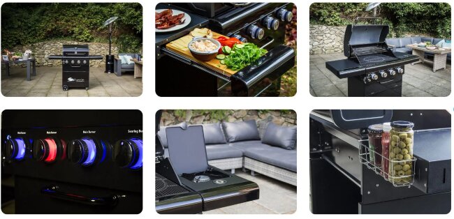 Газовый гриль Sahara A450 Performer 4 Burner Gas BBQ