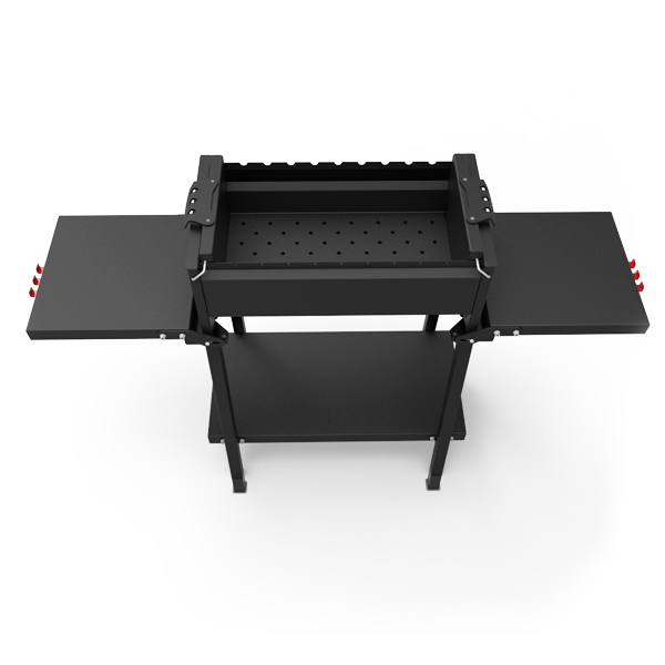 Регулируемый мангал Grillver Крафтикс Блэк на подставке