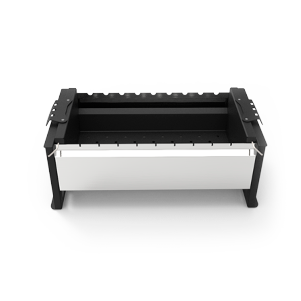 Регулируемый мангал Grillver Крафтикс Сильвер