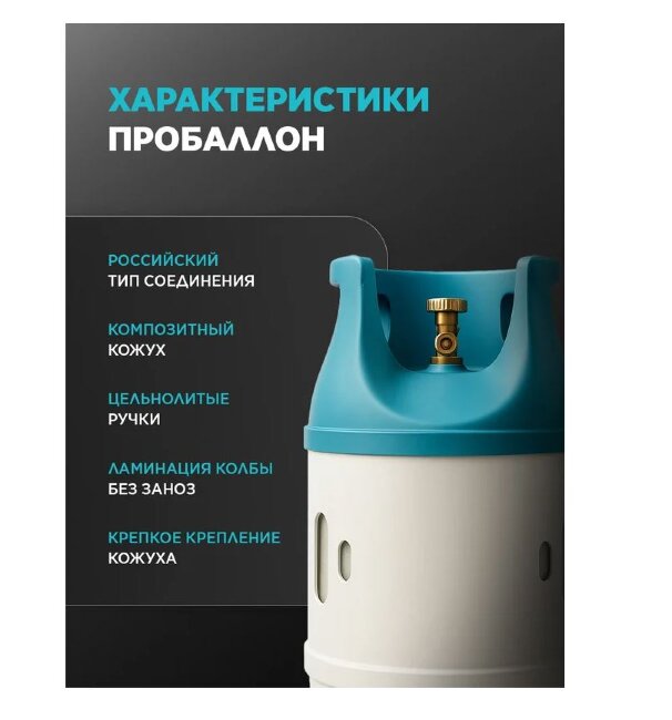 Композитный газовый баллон ПроБаллон(PROBALLON) 24 л