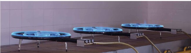 Газовая горелка FlamesVLC D 38 см повышенной мощности   