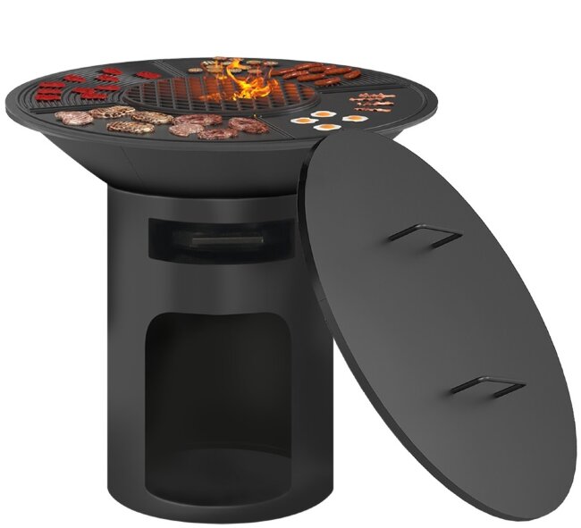 Чаша костровая чугунная Fantastic Grill от Шефа Д-1000 мм  