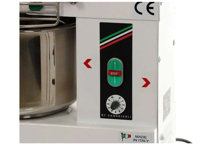 Тестомес спиральный SPIRALMAC SV5 Royal для крутого теста 5 кг, 10 скор. с реверсом и гидратацией 90%