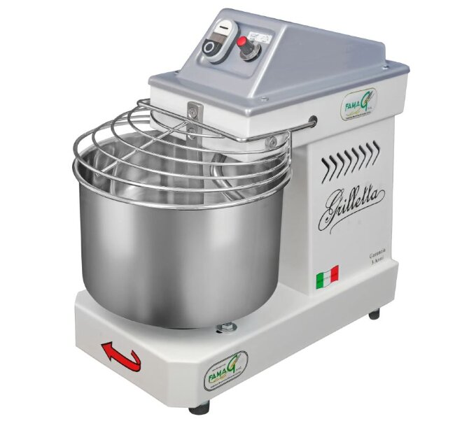Тестомес спиральный Famag Grilletta IM5/230 для крутого теста 5 кг, 10 скор. электрический