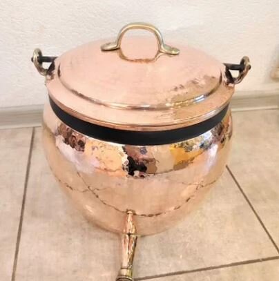 Медный котёл CopperCrafts Португалия — полностью медный, без лужения
