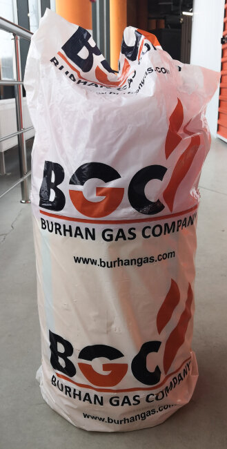 Баллон композитный Burhan Gas 24.5 л. (Бурхан) - вентиль СНГ Баллон композитный Burhan Gas 24.5 л. (Бурхан) - вентиль СНГ