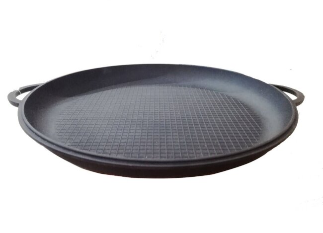 Чугунный казан Ситон с крышкой-сковородой 12 л